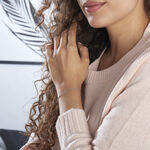 Bracelet Capucin Or Blanc Maille Marine Plate - Bracelets cha&icirc;ne Femme | Histoire d&rsquo;Or