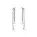 Boucles D'oreilles Pendantes Isalis Argent Blanc Oxyde De Zirconium - Boucles d'oreilles fantaisie Femme | Histoire d’Or