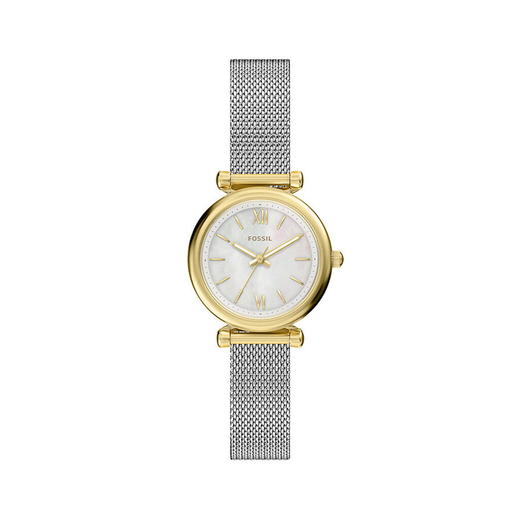 Montre Fossil Carlie Mini Nacre Blanche - Montres Femme | Histoire d&rsquo;Or