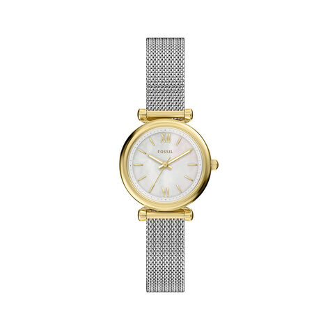 Montre Fossil Carlie Mini Nacre Blanche - Montres Femme | Histoire d&rsquo;Or