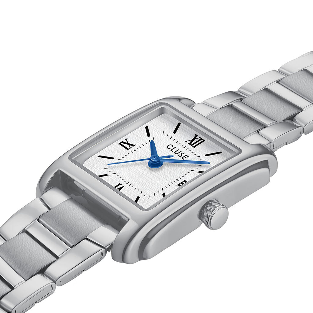 Montre Cluse Angl&eacute;e Argent&eacute; - F&ecirc;te des m&egrave;res Femme | Histoire d&rsquo;Or