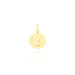 Pendentif Ange Rond Or Jaune - Pendentifs Baptême Famille | Histoire d’Or