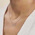 Collier Maylie Argent Blanc - Colliers fantaisie Femme | Histoire d&rsquo;Or