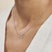 Collier Maylie Argent Blanc - Colliers fantaisie Femme | Histoire d’Or