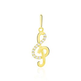 Pendentif Caprais Or Jaune Oxydes De Zirconium - Pendentifs Femme | Histoire d’Or