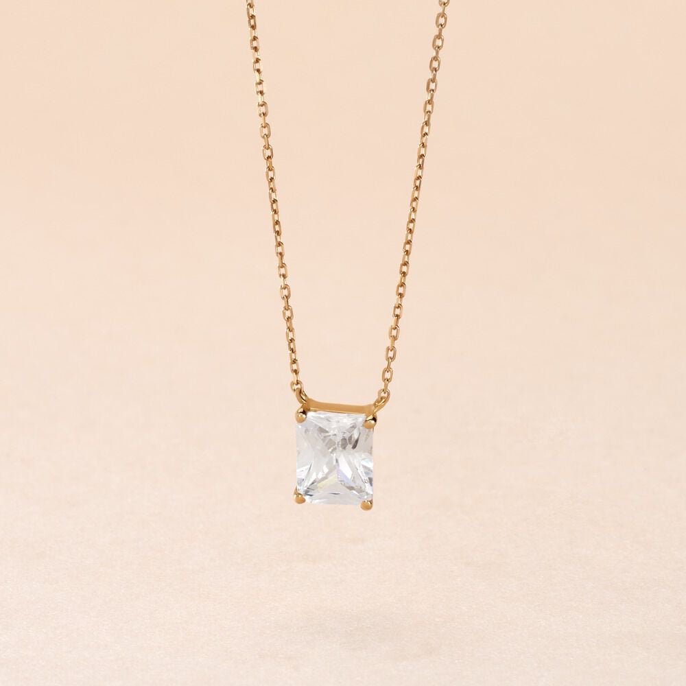 Collier Gatsby Or Jaune Oxyde De Zirconium - Colliers Femme | Histoire d&rsquo;Or