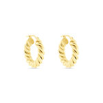 Cr&eacute;oles Ausra Or Jaune - Boucles d'oreilles cr&eacute;oles Femme | Histoire d&rsquo;Or