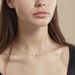 Collier Eva Or Jaune Amethyste Et Oxyde De Zirconium - Colliers Coeur Femme | Histoire d’Or