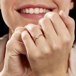 Bague Solitaire Cassiope Or Jaune Diamant - Bagues solitaires Femme | Histoire d’Or