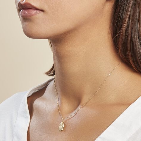 Pendentif Elyn Or Jaune - Pendentifs Baptême Famille | Histoire d’Or