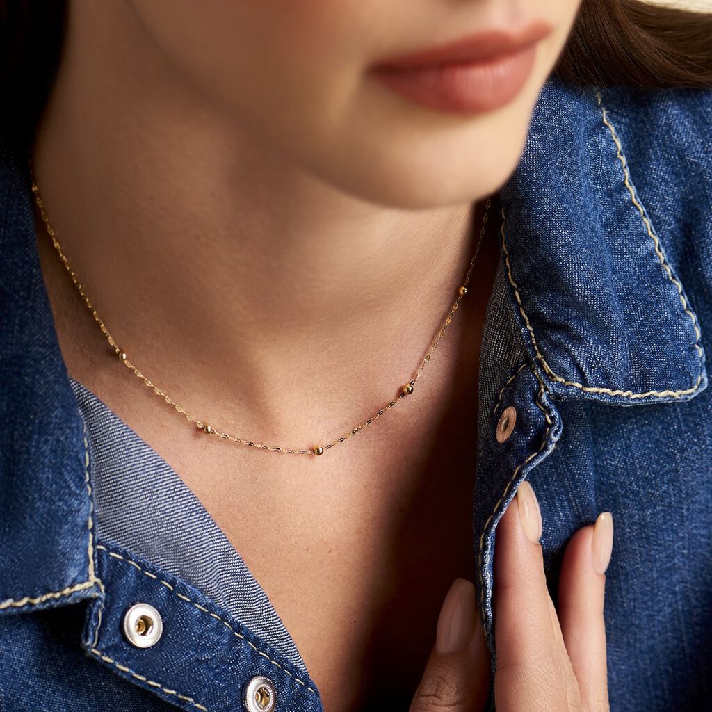 Collier Or Jaune Mettelde - Colliers Femme | Histoire d’Or