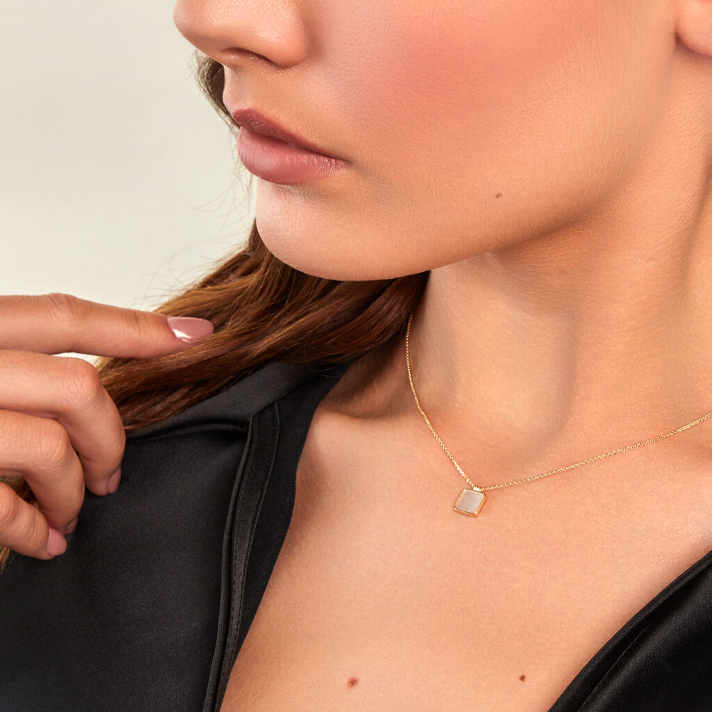 Collier Caron Or Jaune Nacre - Colliers Femme | Histoire d’Or