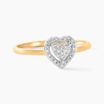 Bague Catrin Or Jaune Diamant - Bagues avec pierre Femme | Histoire d&rsquo;Or