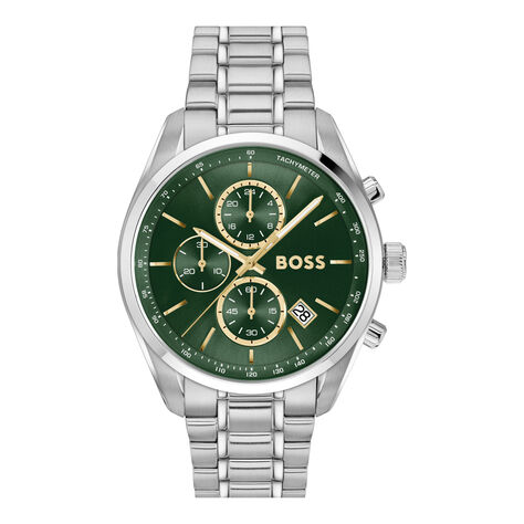 Montre Boss Grand Prix 44 Vert - Nouveautés montres Homme | Histoire d’Or