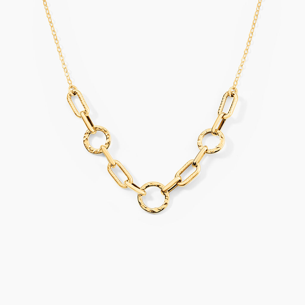 Collier Ysia Or Jaune - Bijoux sans pierre Femme | Histoire d&rsquo;Or