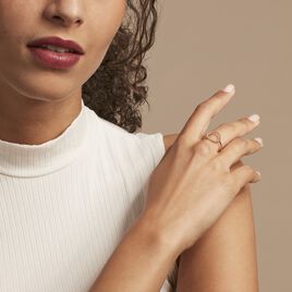 Bague Abigael Plaqué Or Jaune - Bagues fantaisie Femme | Histoire d’Or