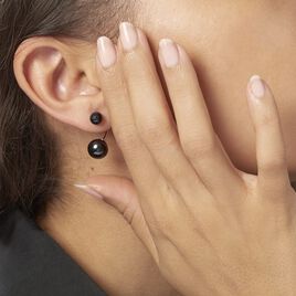 Bijoux D'oreilles Alyson Argent Blanc Céramique - Boucles d'oreilles fantaisie Femme | Histoire d’Or