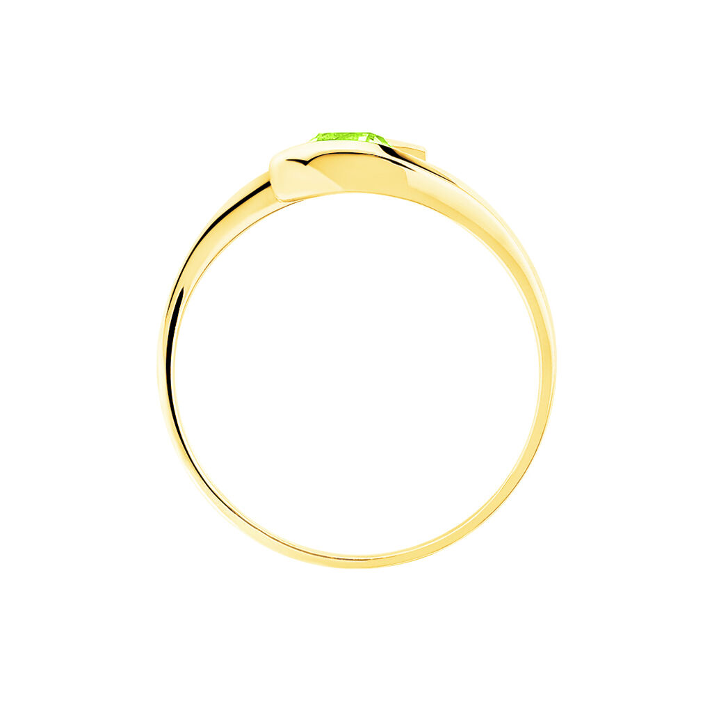 Bague Tiphaine Or Jaune Péridot - Bagues solitaires Femme | Histoire d’Or