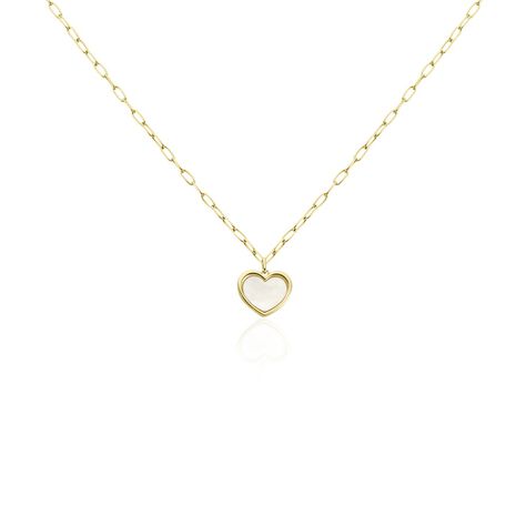 Collier Argent Dore Amour Toujours - Colliers Coeur Femme | Histoire d’Or