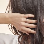 Bague Jaquelyn Argent Blanc Oxyde De Zirconium - Bagues avec pierre Femme | Histoire d&rsquo;Or