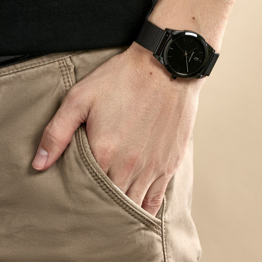 Montre Pierre Lannier Candide Noir - Montres Homme | Histoire d’Or