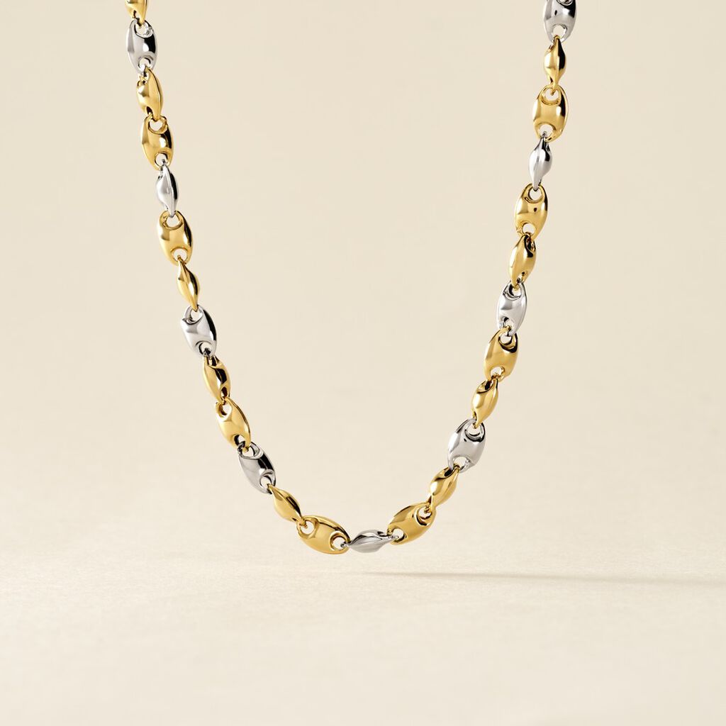 Collier Dami Or Bicolore - Colliers Homme | Histoire d’Or