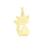 Pendentif Egee Chat Or Jaune - Pendentifs Femme | Histoire d&rsquo;Or