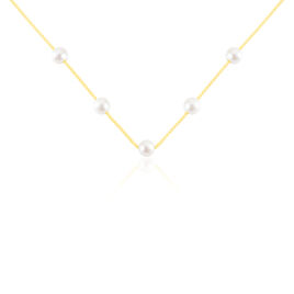Collier Friea Or Jaune Perle De Culture - Colliers Femme | Histoire d’Or
