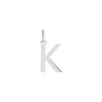 Pendentif Ionia Lettre Or Blanc