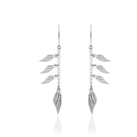 Boucles D'oreilles Pendantes Alli Argent Blanc - Boucles d'oreilles fantaisie Femme | Histoire d’Or