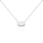 Collier Argent Blanc Ankur Oxydes De Zirconium - Colliers fantaisie Femme | Histoire d&rsquo;Or