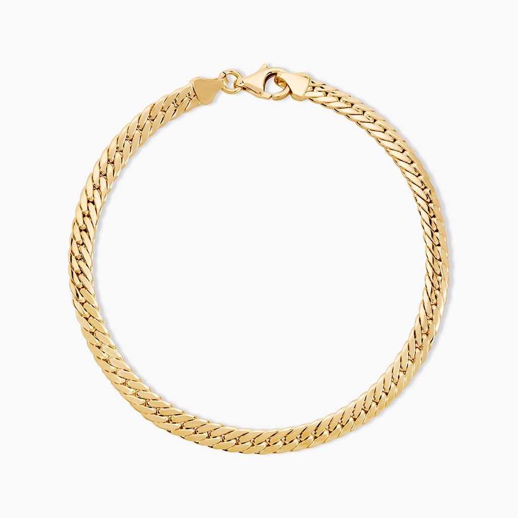 Bracelet Or Jaune Izel Maille Anglaise - Bracelets chaîne Femme | Histoire d’Or