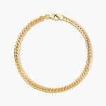 Bracelet Or Jaune Izel Maille Anglaise - Bracelets cha&icirc;ne Femme | Histoire d&rsquo;Or