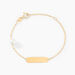 Bracelet Identité Helee Or Jaune Perle De Culture - Cadeaux de naissance Enfant | Histoire d’Or