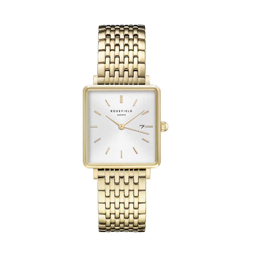Montre Rosefield The Boxy Blanc - Montres Femme | Histoire d&rsquo;Or