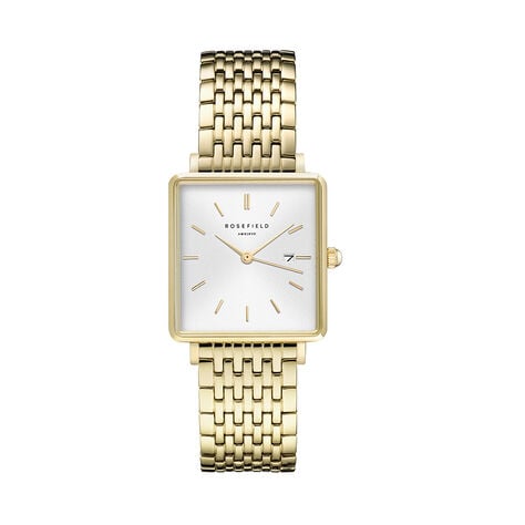 Montre Rosefield The Boxy Blanc - Montres Femme | Histoire d&rsquo;Or
