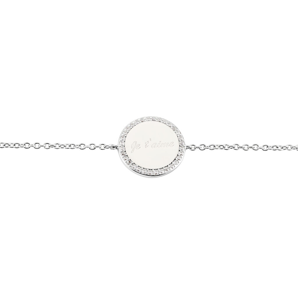 Bracelet Argent Blanc Amika Oxydes De Zirconium - Bracelets Femme | Histoire d’Or