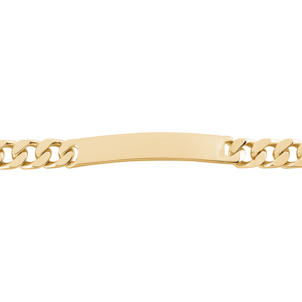 Bracelet Identité Clement Plaqué Or Jaune - Gourmettes Homme | Histoire d’Or