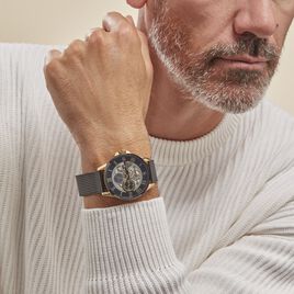 Montre Montignac Noir - Montres Homme | Histoire d’Or