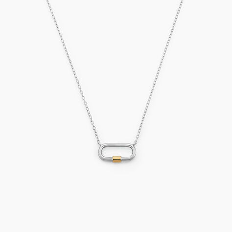 Collier Infini Pop Argent Bicolore - Colliers fantaisie Femme | Histoire d&rsquo;Or
