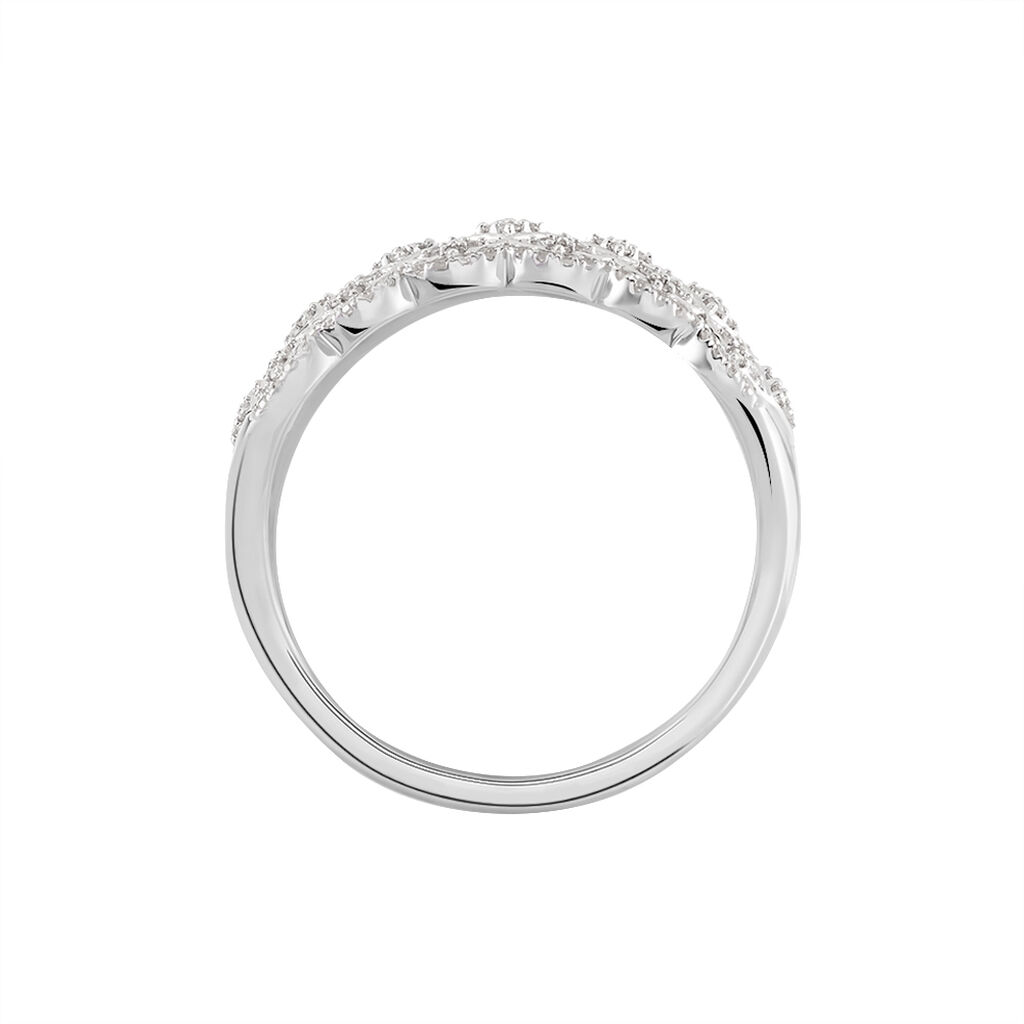Bague Abbas Or Blanc Diamant - Bagues avec pierre Femme | Histoire d’Or