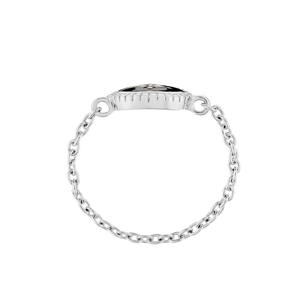 Bague Polka Argent Blanc - Bagues fantaisie Femme | Histoire d’Or