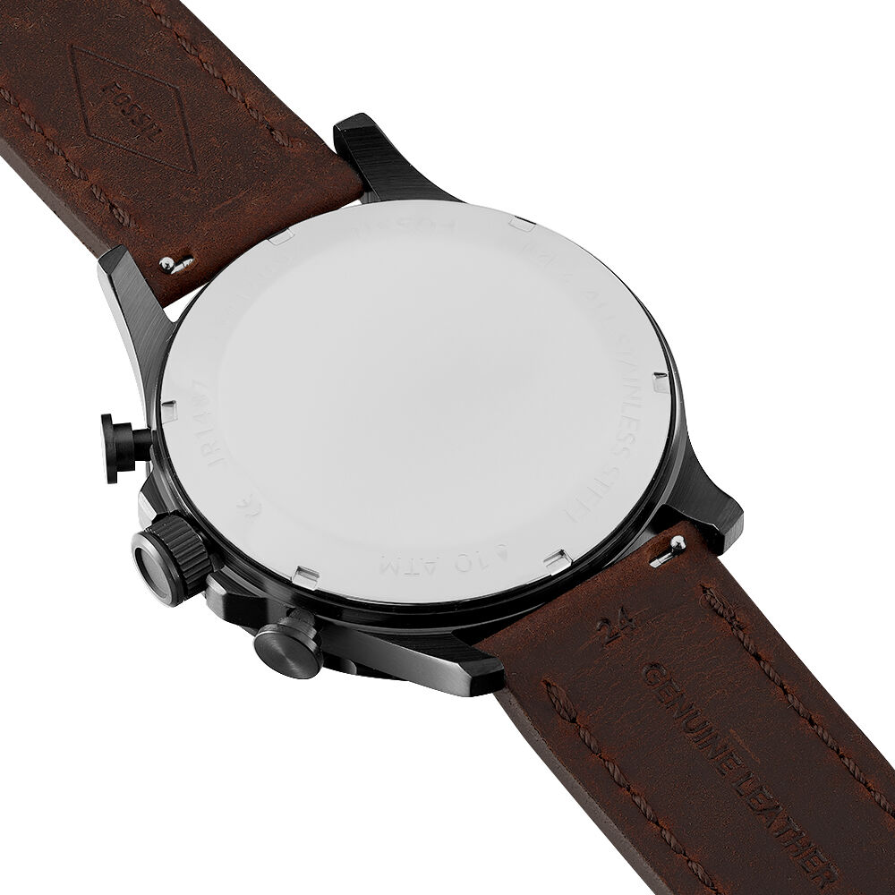 Montres Fossil JR1487 Acier Boucle Ardillon Noir Ronde - HIMHN1N3310 •  Histoire d'Or