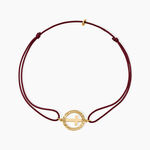 Bracelet Crozya Argent Dor&eacute; A L'Or 750/1000 - Bracelets cordon Femme | Histoire d&rsquo;Or