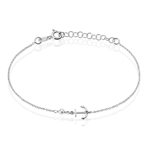 Bracelet Gwenaelle Argent Blanc Perle D'imitation - Bracelets Femme | Histoire d&rsquo;Or