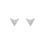 Boucles D'oreilles Puces Moric Argent Blanc Oxyde De Zirconium Nacre - Boucles d'oreilles fantaisie Femme | Histoire d&rsquo;Or