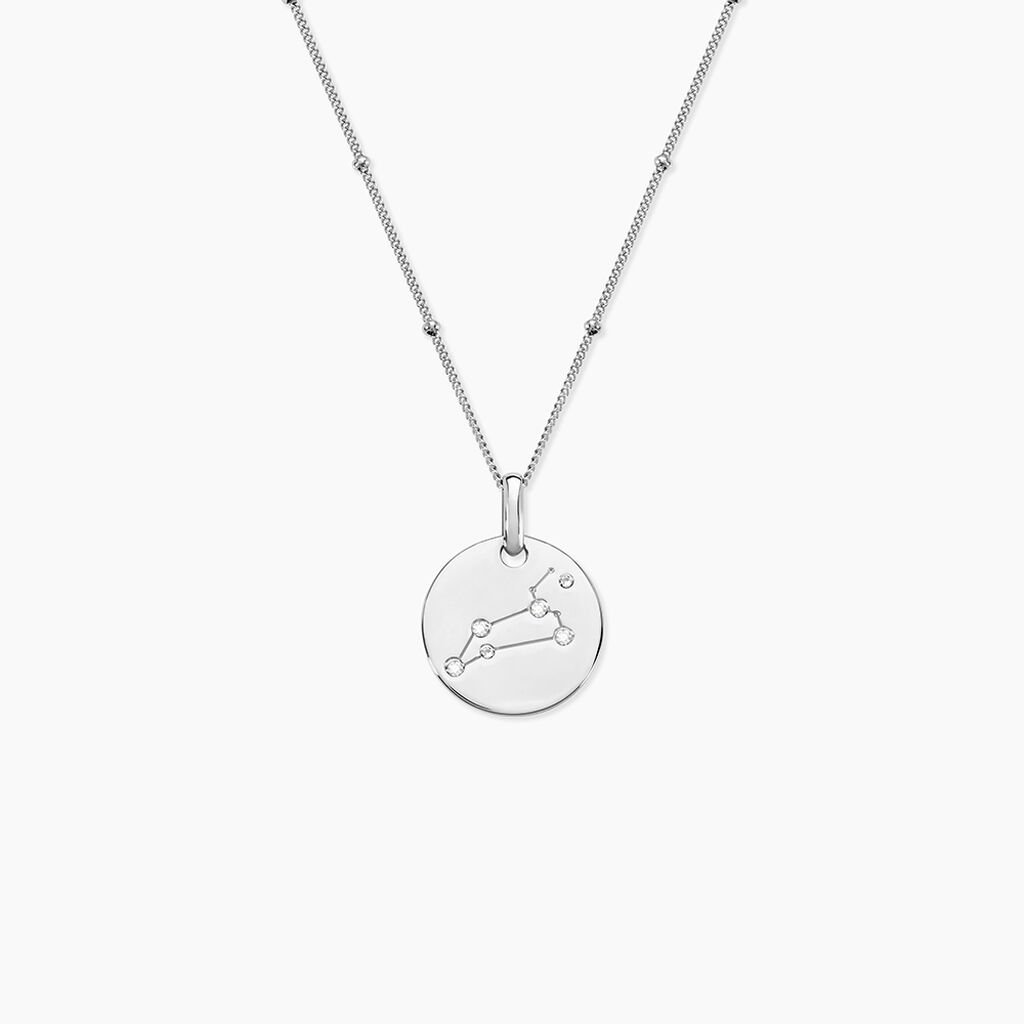 Collier Astr Argent Oxydes De Zirconium - Colliers Zodiaque Femme | Histoire d&rsquo;Or