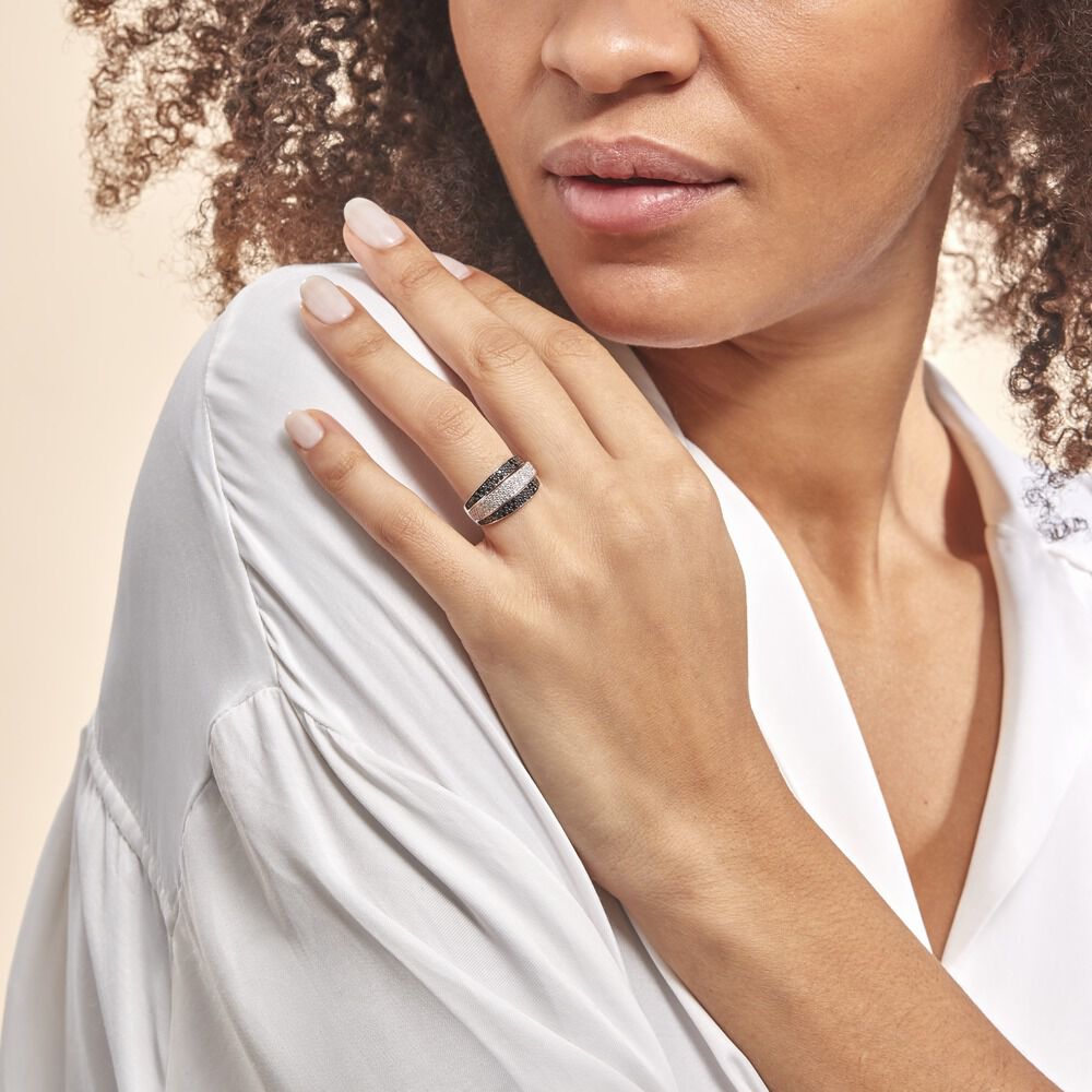 Bague sales pavage diamant