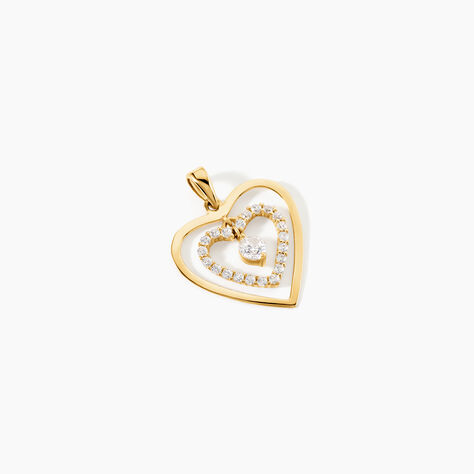 Pendentif Ademe Or Jaune Oxyde De Zirconium - F&ecirc;te des m&egrave;res Femme | Histoire d&rsquo;Or