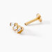 Piercing Pax Or Jaune Diamant Synth&eacute;tique - Bijoux Femme | Histoire d&rsquo;Or